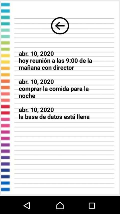 Mis Notas screenshot 1