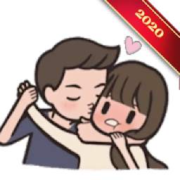 Stiker de amor 2020 9.8