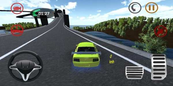 Extreme Bridge Racing. Real driving on Speed cars. स्क्रीनशॉट 7