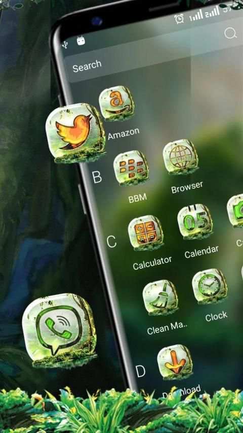 Wonderland Tigress Launcher Theme screenshot 3