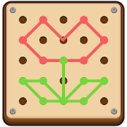 ikon Line Drawing Puzzle - String Art