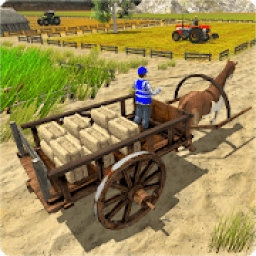 ikon Farming Tractor Trolley 3D Cargo Cart Driving