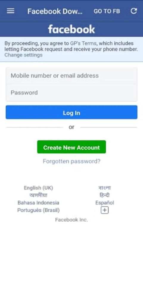 Video Downloader for Facebook -FB Video Downloader स्क्रीनशॉट 1