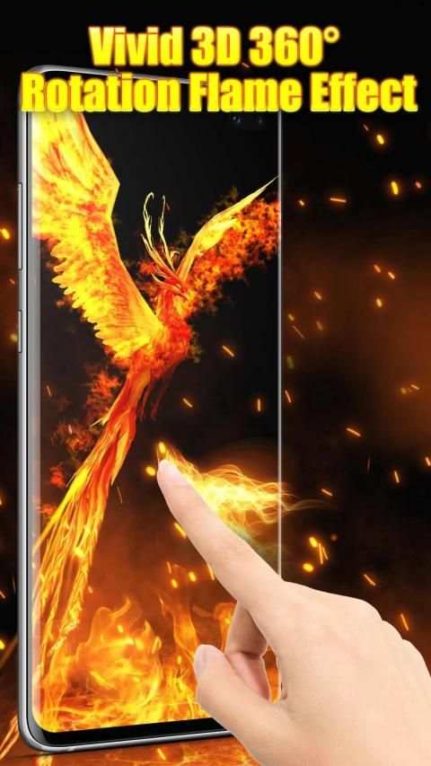 3D Phoenix Live Wallpaper screenshot 2