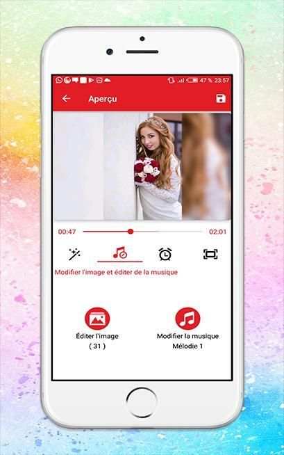 تحويل صور إلى فيديو مع الموسيقى وعمل فيديو إحترافي
‎ screenshot 1