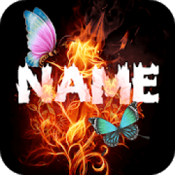 ikon Fire Effect Name Art Maker