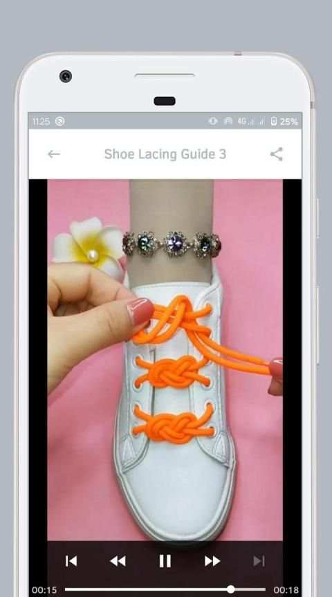 Shoe Lacing Guide - Video Step by Step Offline screenshot 2