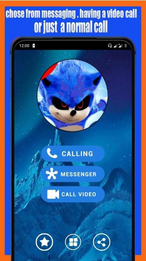 Call from Sonnic * Chat + video call (Simulation) screenshot 2