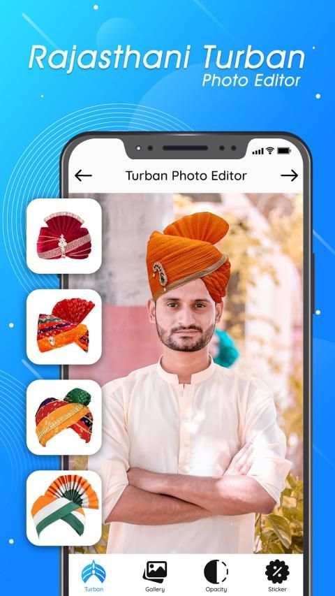 Rajasthani Turban Style Photo Editor screenshot 4