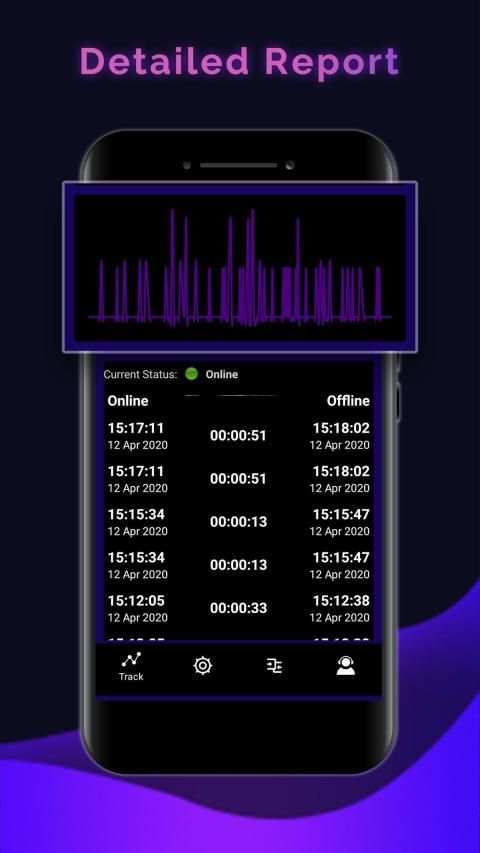 WhatzTrack PRO - Last Seen Online Tracker स्क्रीनशॉट 1