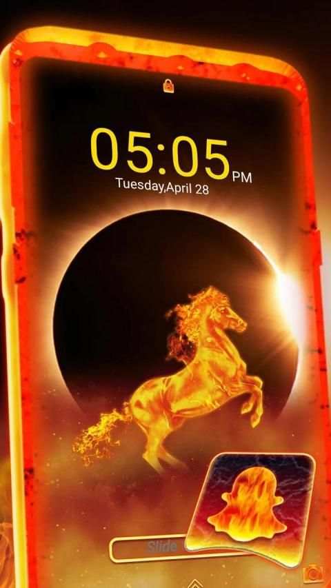 Fire Horse Launcher Theme screenshot 3