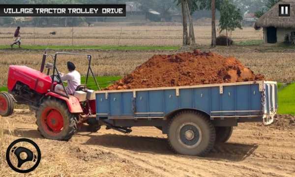 Tractor Trolley Cargo Farming Offroad Simulator screenshot 3
