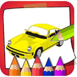 Coloring Cartoon Little Cars