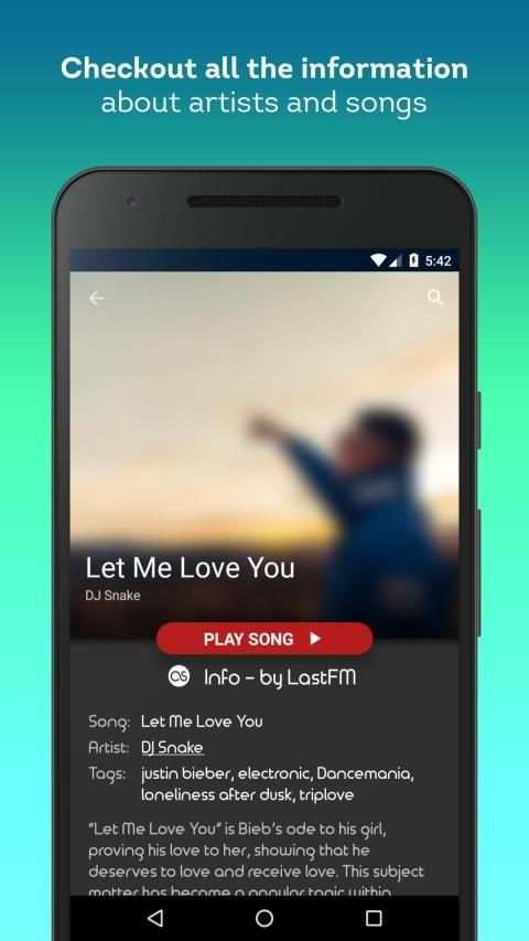 Shuffly Music - Song Streaming Player स्क्रीनशॉट 8