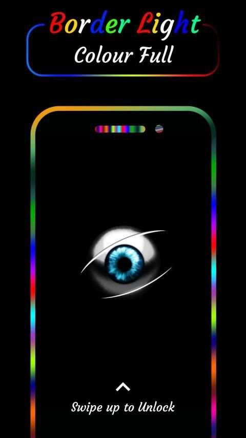 Colorful Border Light : Edge Video Live Wallpaper स्क्रीनशॉट 1