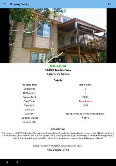 Free Foreclosure Home Search by USHUD.com screenshot 4