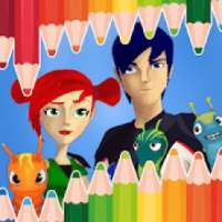 ikon Slug Games Coloring Book for Slugterra Slug it out
