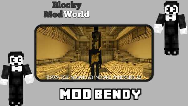 Mod BendyHorror [For MCPE] screenshot 3