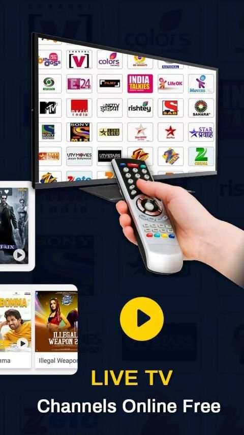 Indian Live TV Channels Free Online Guide स्क्रीनशॉट 6