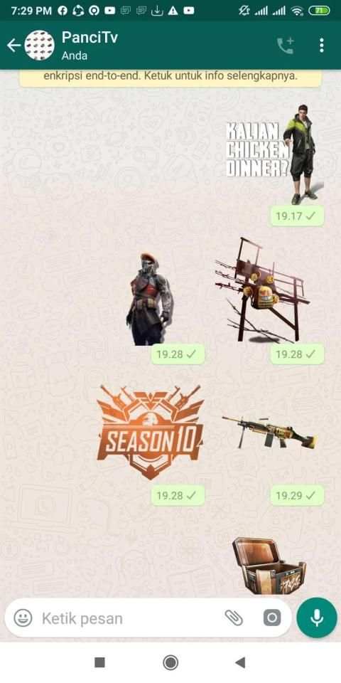 WAStickerApps: PUBG Pack स्क्रीनशॉट 7