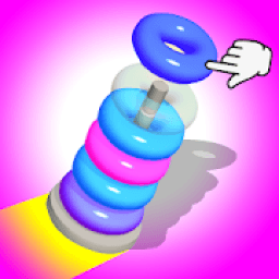 Hoop Stack -Buble Sort 3D आइकन