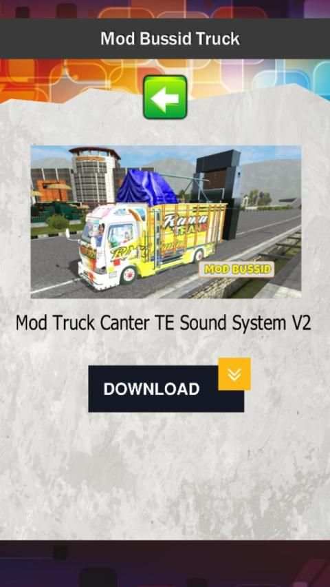 Mod Truck Canter BUSSID screenshot 3
