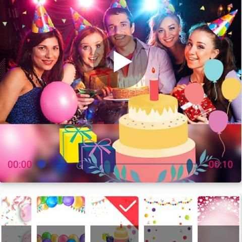 *Video de cumpleaños con musica y fotos स्क्रीनशॉट 7