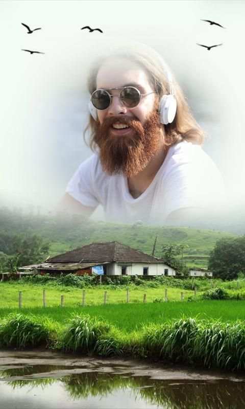 Features natural village photo frame application screenshot 19
