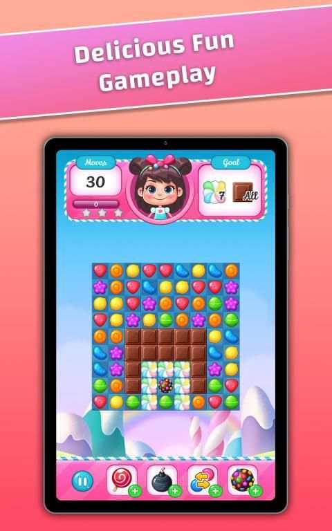 Candy 3-Match Blast - Puzzle Game screenshot 2