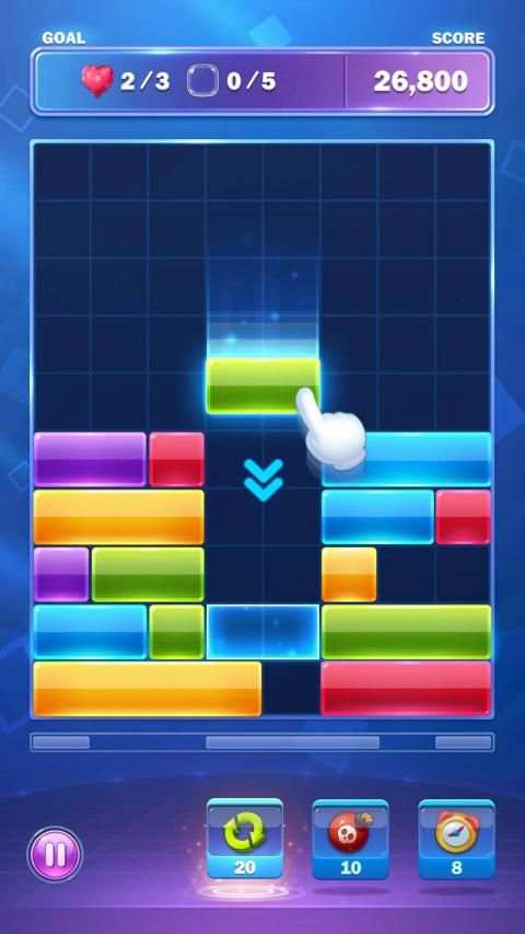Block Blast: Dropdom Puzzle Game स्क्रीनशॉट 4