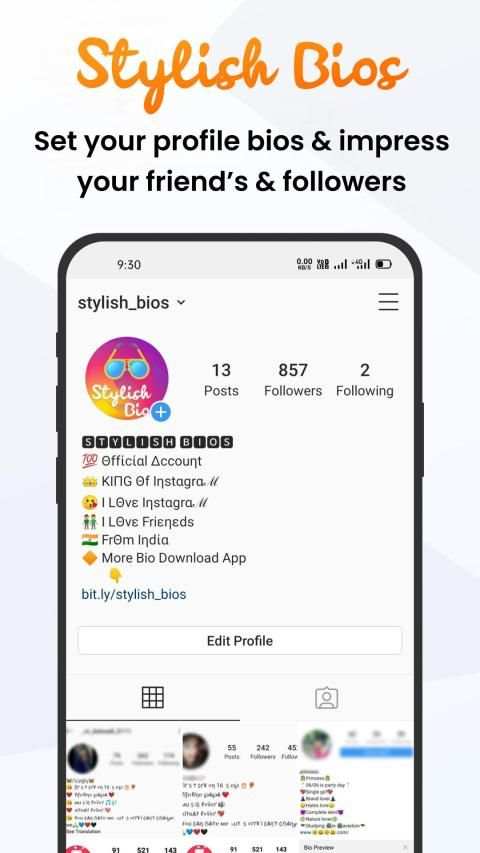 Stylish Bios for Instagram screenshot 4