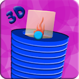 Ball Crack Stack - Broken 3D heap by the ball icon