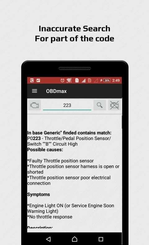 OBD2 scanner & fault codes description: OBDmax स्क्रीनशॉट 13