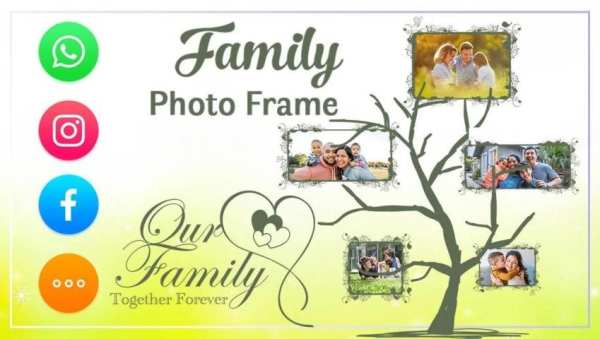 Family Photo Frames Editor screenshot 1