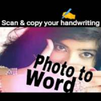 Convert Photo to Word-Students Handwriting Scanner on 9Apps