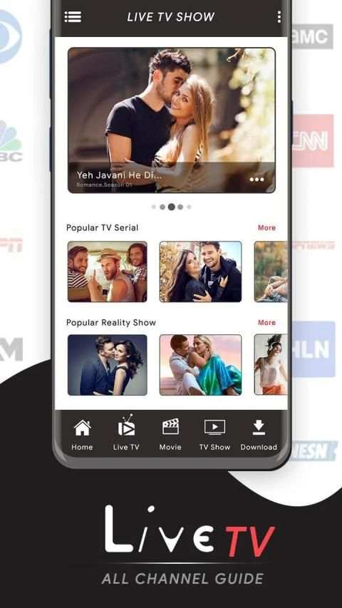 Live TV All Channels Free Online Guide 4 تصوير الشاشة