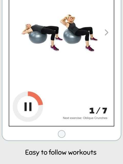 Stability Ball Exercises & Workouts screenshot 1