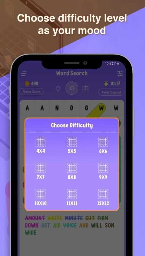 Word Search Game - Free Puzzle स्क्रीनशॉट 2