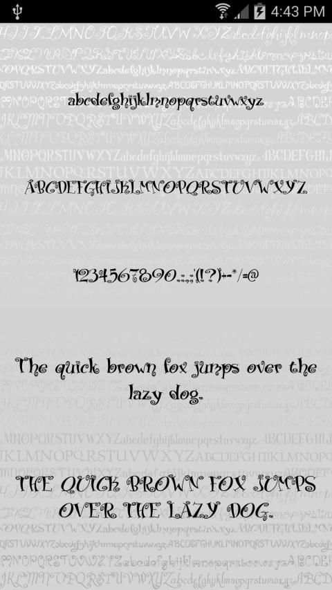 Cute Fonts for FlipFont® Free screenshot 6