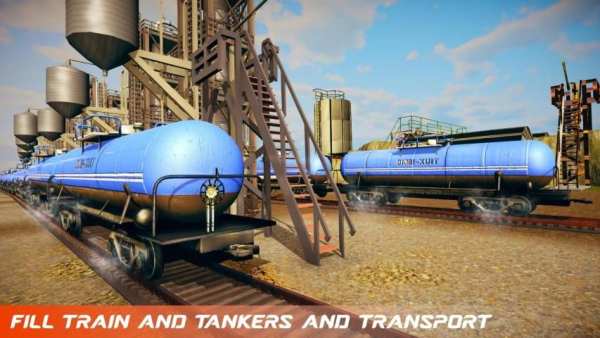Oil Tanker Transporter Game: Pro Oil Train Driving स्क्रीनशॉट 8