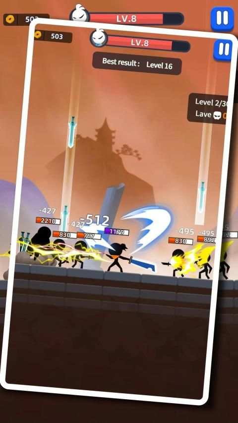 Stickman Kungfu Master स्क्रीनशॉट 2