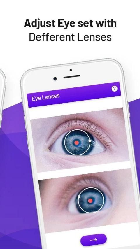 Eye Lens Changer : Photo Editor स्क्रीनशॉट 2