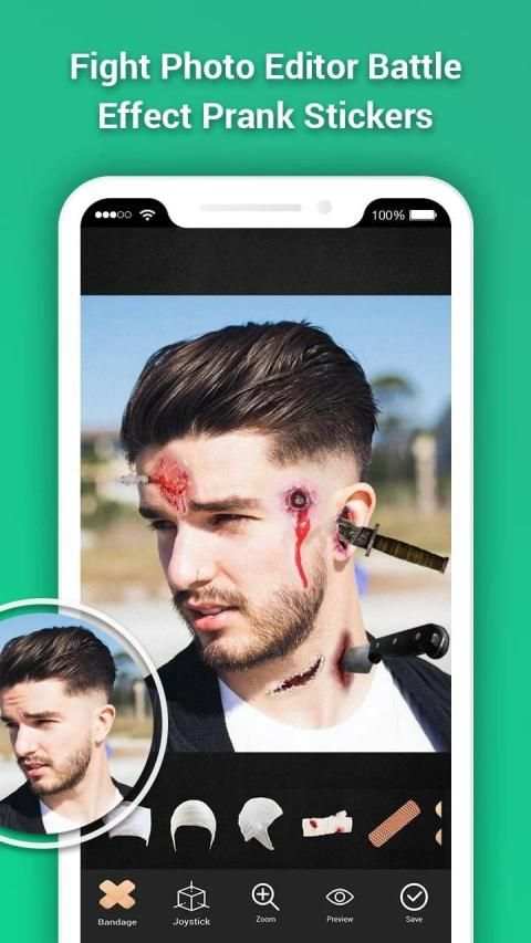 Fight Photo Editor Battle Effect Prank Stickers screenshot 3