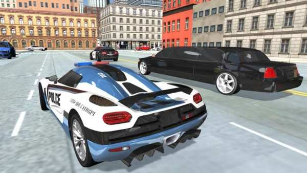 Police Car Simulator - Cop Chase स्क्रीनशॉट 2