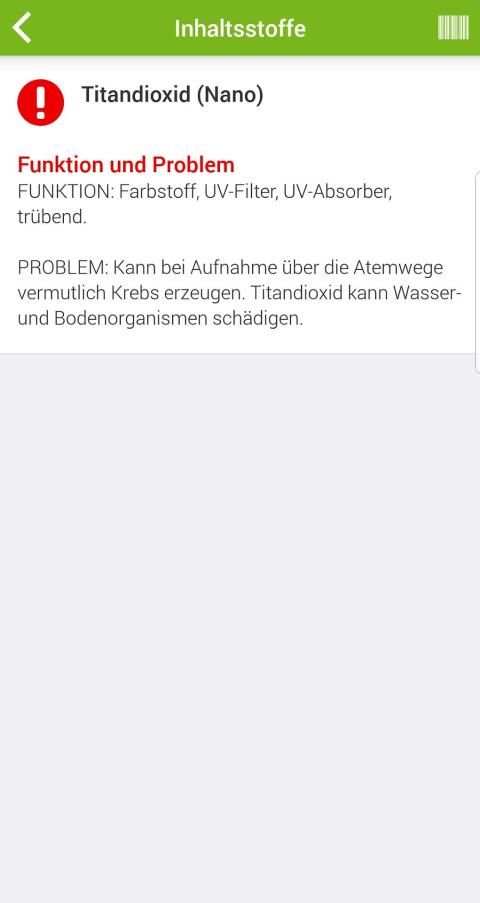 ToxFox: BUND-Produktcheck screenshot 2