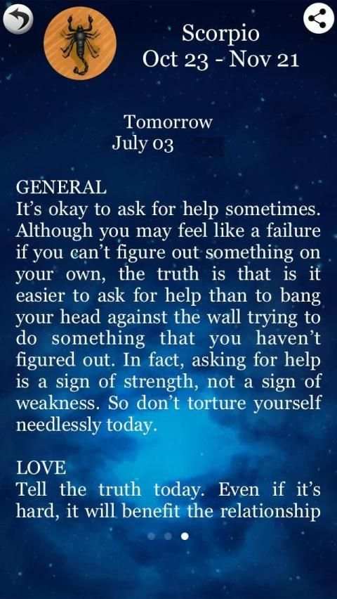 Daily Horoscope Ex screenshot 1