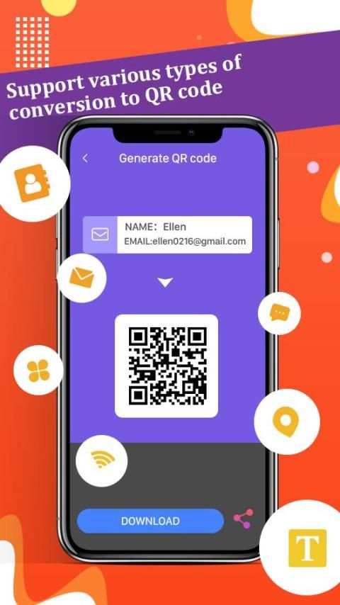 Lite Qr - Free QR code reader & Barcode scanner screenshot 1