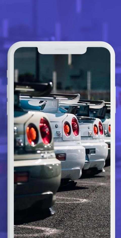 Skyline GTR R34 Wallpapers & Sports Car Wallpapers स्क्रीनशॉट 8