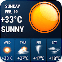 Live Weather Forecast - Widget &amp; Weather Radar App आइकन