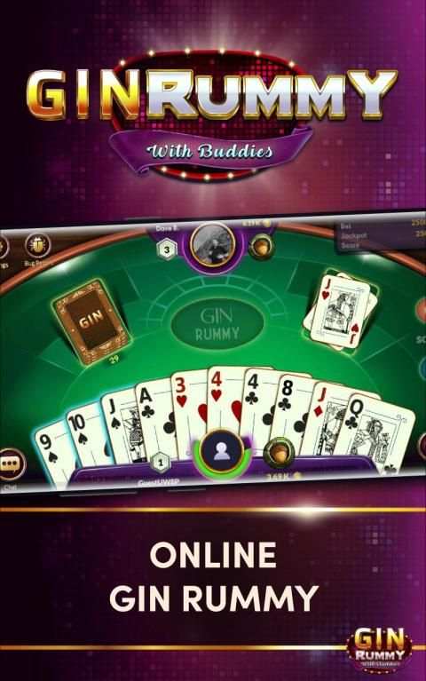 Gin Rummy - Online Card Game स्क्रीनशॉट 5